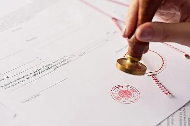 Official document prepared for federal apostille