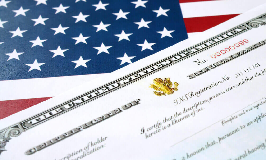 Certificate of naturalization federal apostille Irvine CA